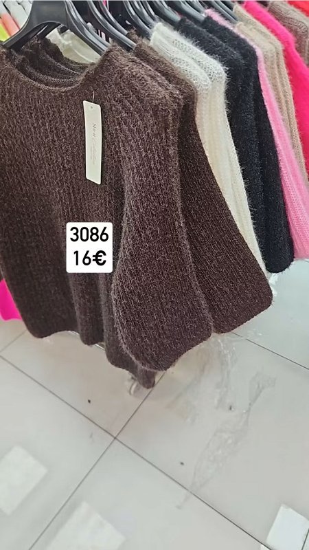 Moherovy jednofarebny svetrik 3086