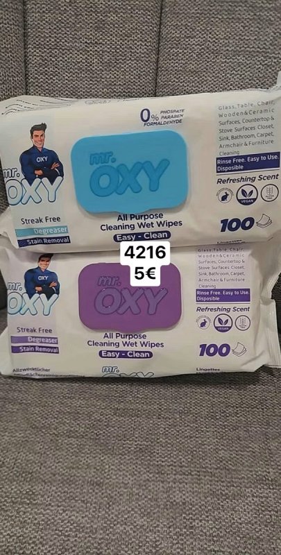 Vlhcene cistiace utierky OXY 4216
