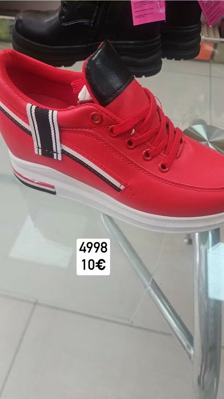 Cervene botasky na platforme 4998