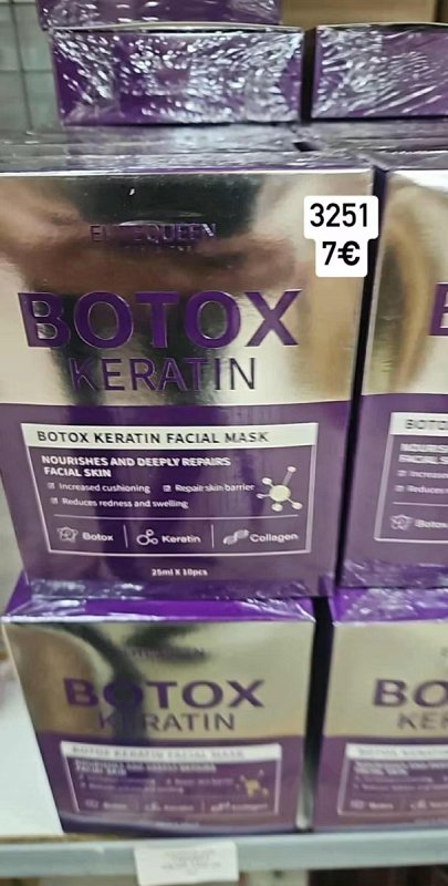 Maska na tvar botox keratin 3251