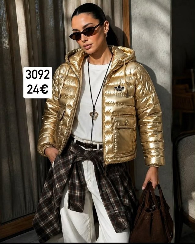 Leskla vesta s vreckami 3092
