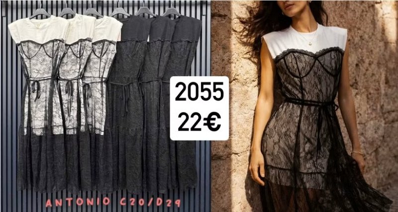 Cipkovane saty na viazanie 2055