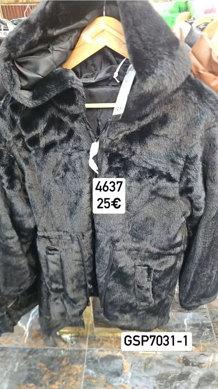 Kozusinova predlzena bunda na zips 4637