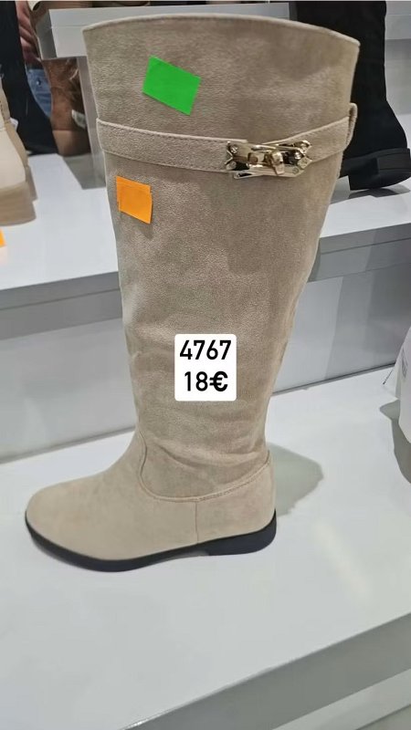 Bezove semisove cizmy s prackou 4767