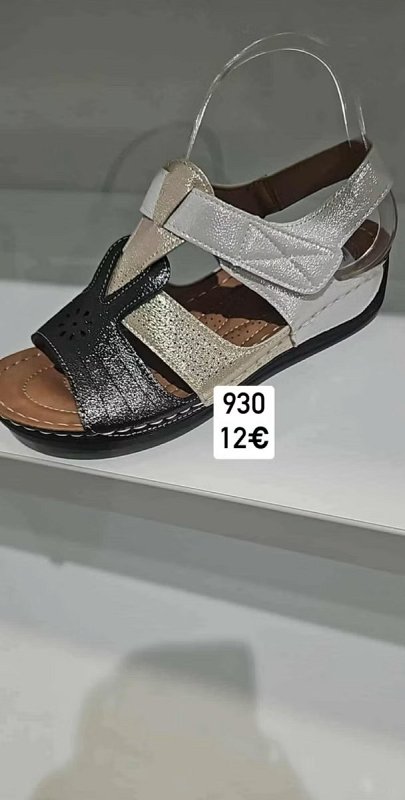 Viacfarebne perletove sandale 930