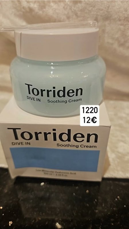 Upokojujúci hydratačný krém Torriden 1220