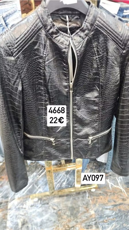 Kozena bunda na zips hadi vzor 4668