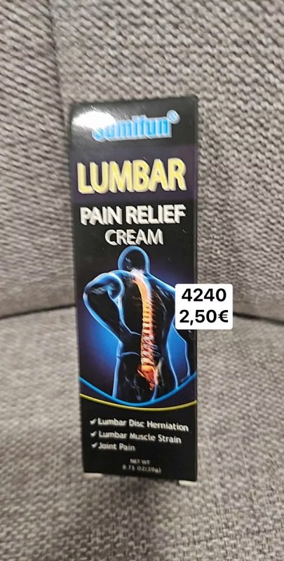 Krem na  zmiernenie bolesti v krizovej oblasti 4240