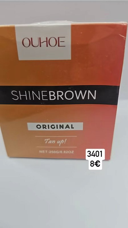 Shine Brown bronzujúce telové maslo 3401