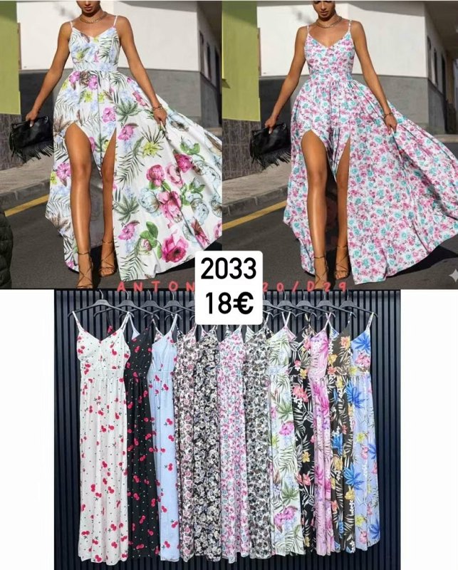 Kvietkovane saty na ramienka 2033