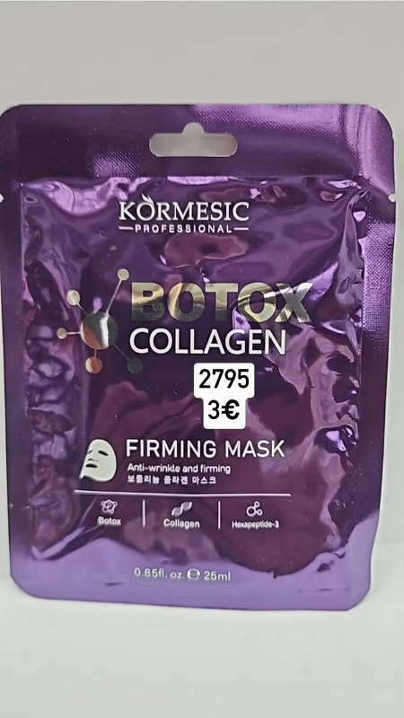 Kormesic Kolagénová pleťová maska 2795