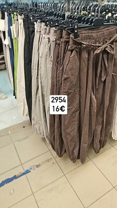 Balonove nohavice dole gumicka 2954