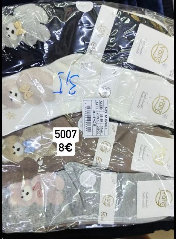 Ponozky s mackom 5007