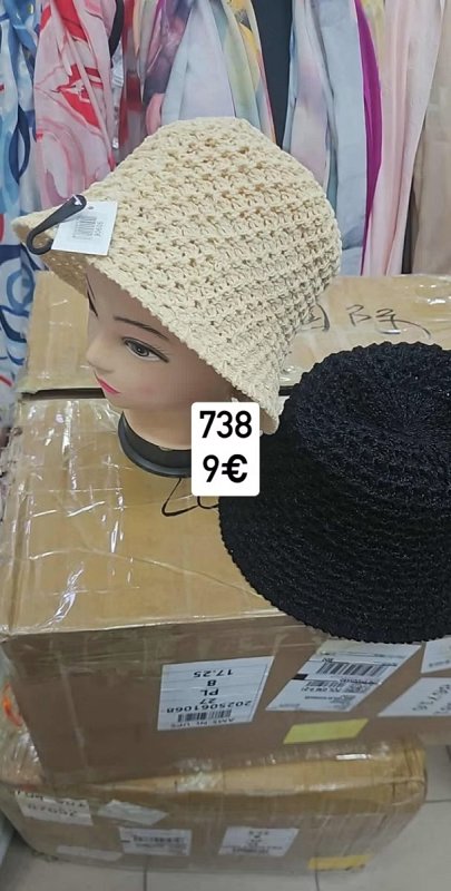 Hačkovaný klobúk 738