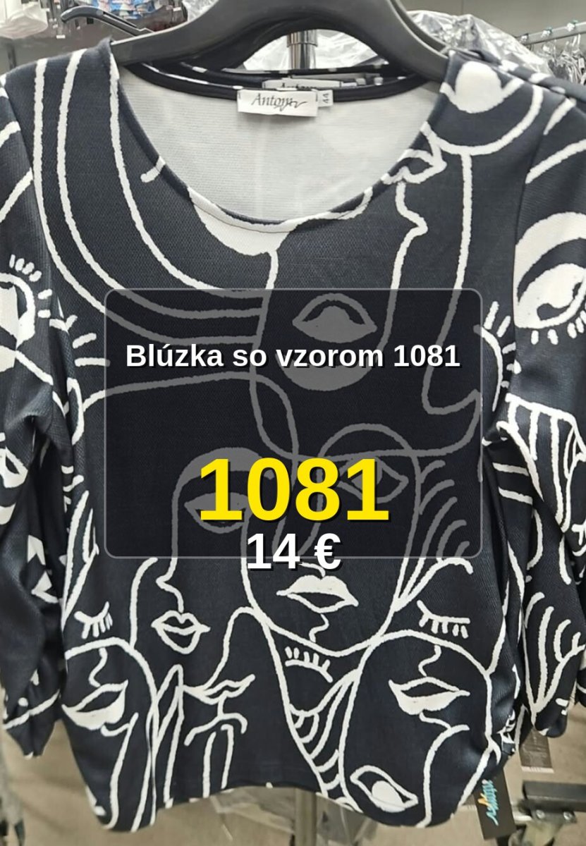 Blúzka so vzorom 1081