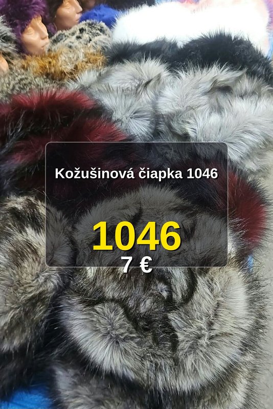 Kožušinová čiapka 1046