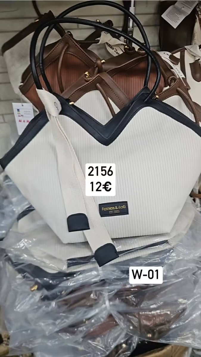 Jednofarebna kabelka Fashion 2156