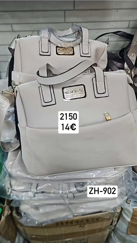 Jednofarebna kabelka so zipsom Mz Bags 2150