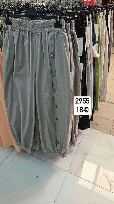 Nohavice aladinky s gombikmi 2955