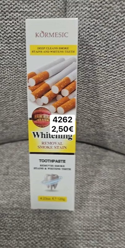 Zubna pasta proti skvrnam od  nikotinu 4262