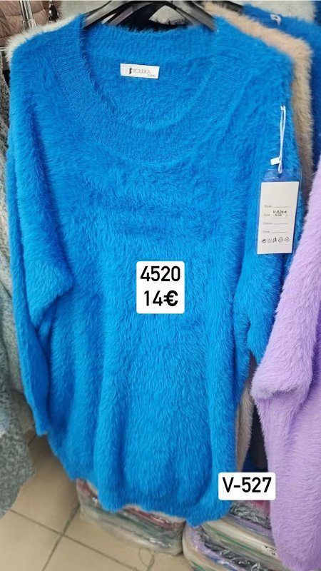 Tunikovy alpakovy sveter 4520