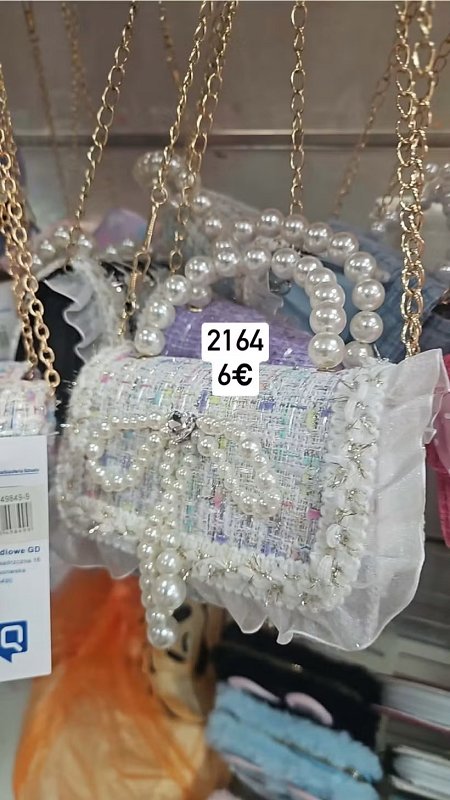 Detska kabelka perlickova maslicka 2164
