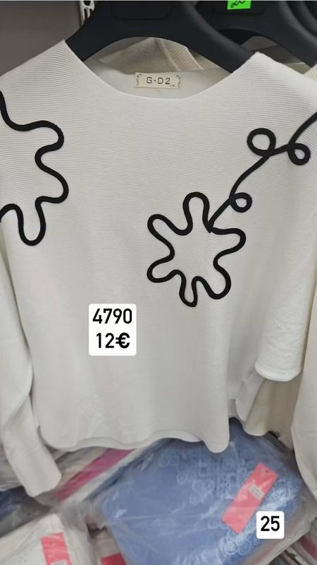 Upletovy top so vzorom 4790