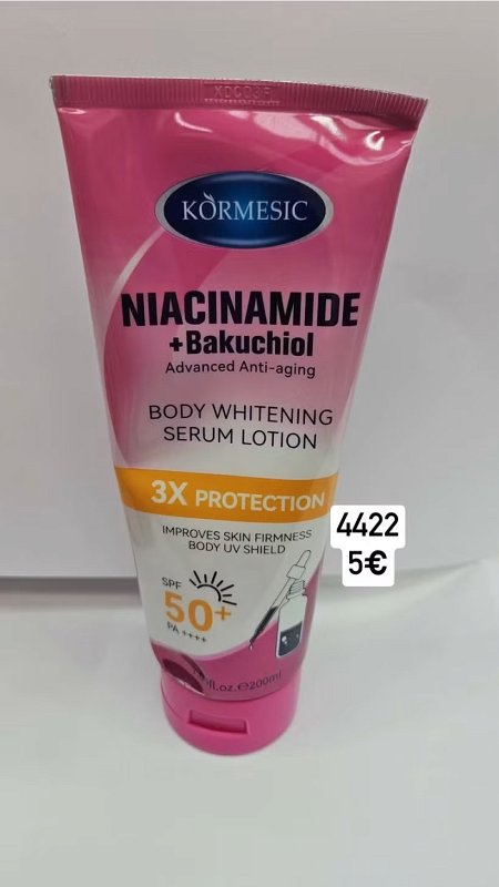 Kormesic telové sérum s niacínamidom a bakuchiolom na rozjasnenie a spevnenie pokožky 4422