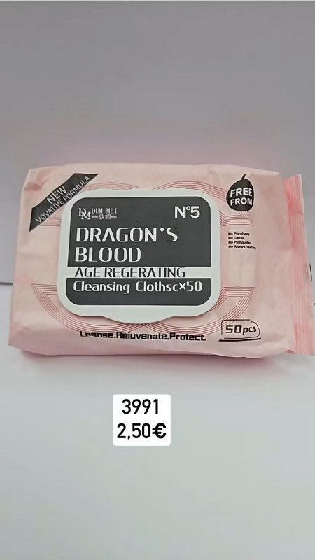 Odličovacie obrusky Dragons Blood 3991
